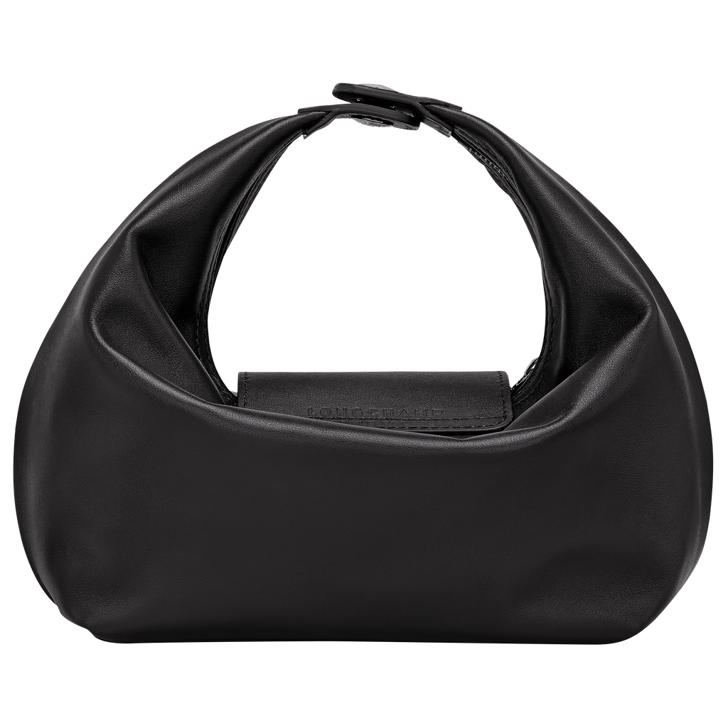 Le Pliage Xtra XS Mini Leather Top Handle Bag – Black