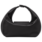 Le Pliage Xtra XS Mini Leather Top Handle Bag – Black