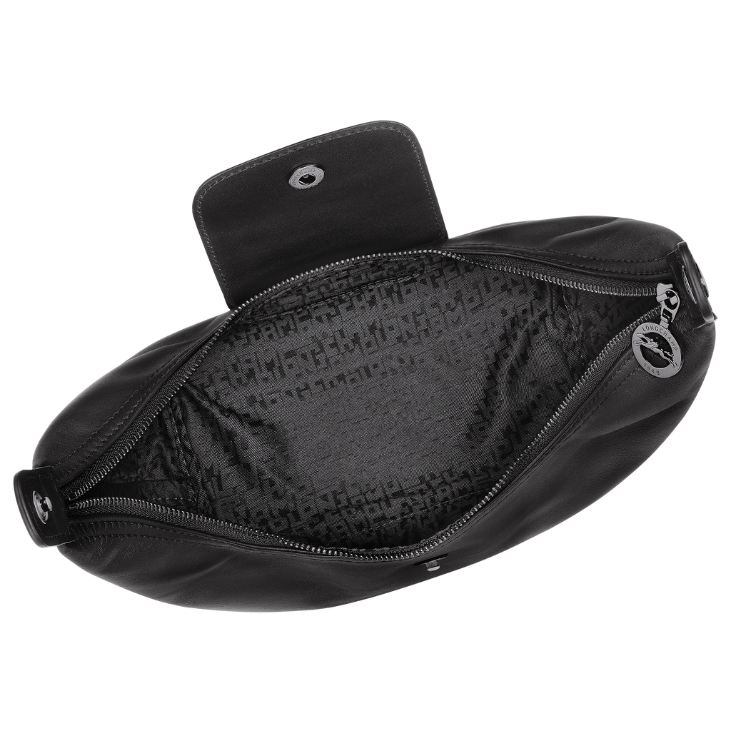 Le Pliage Xtra XS Mini Leather Top Handle Bag – Black