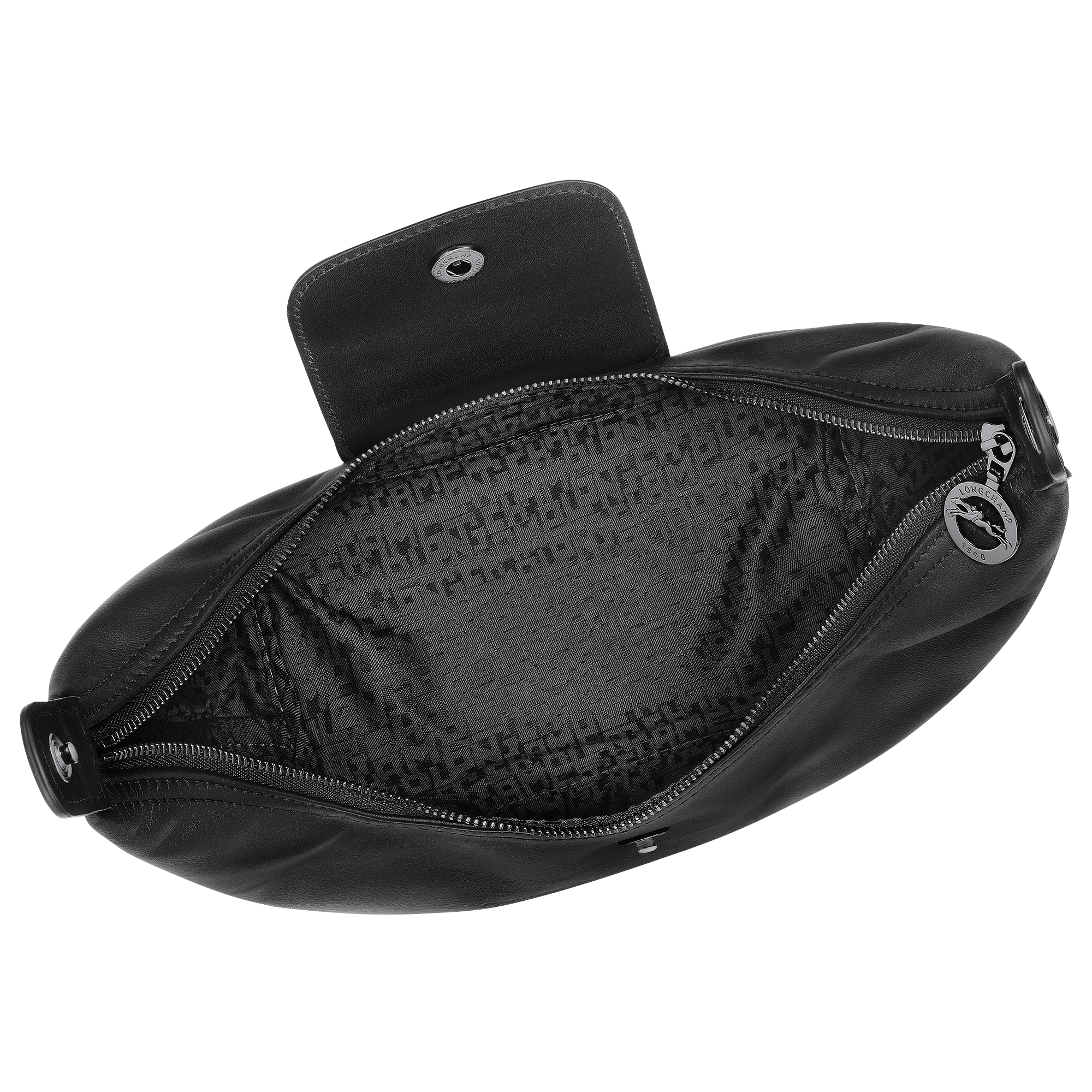 Le Pliage Xtra XS Mini Leather Top Handle Bag – Black