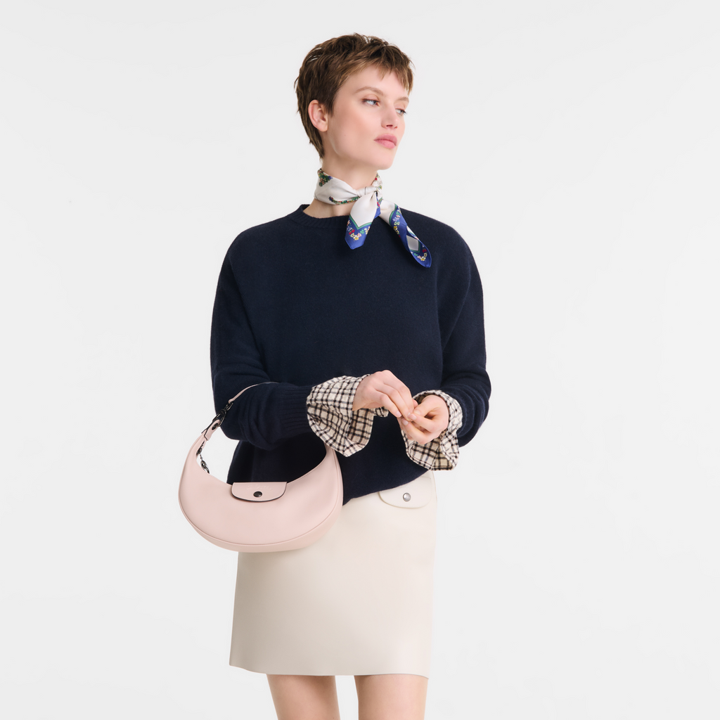 Le Pliage Xtra Small Leather Shoulder Bag – Light Pink