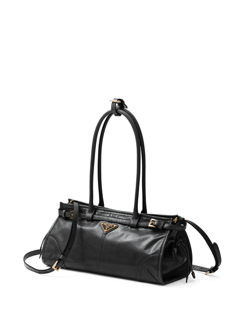 Bonnie Medium Leather Bag – Black