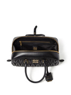 Arcadie Quilted Leather Tote Bag – Black