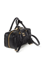 Arcadie Quilted Leather Tote Bag – Black