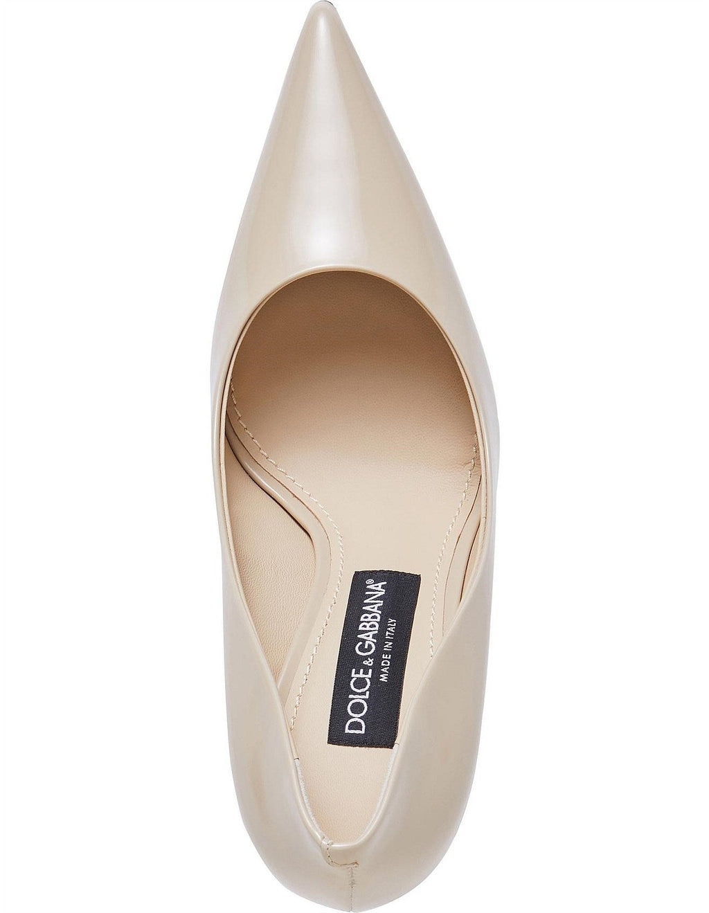 Vitello Lucido Pumps – Cream