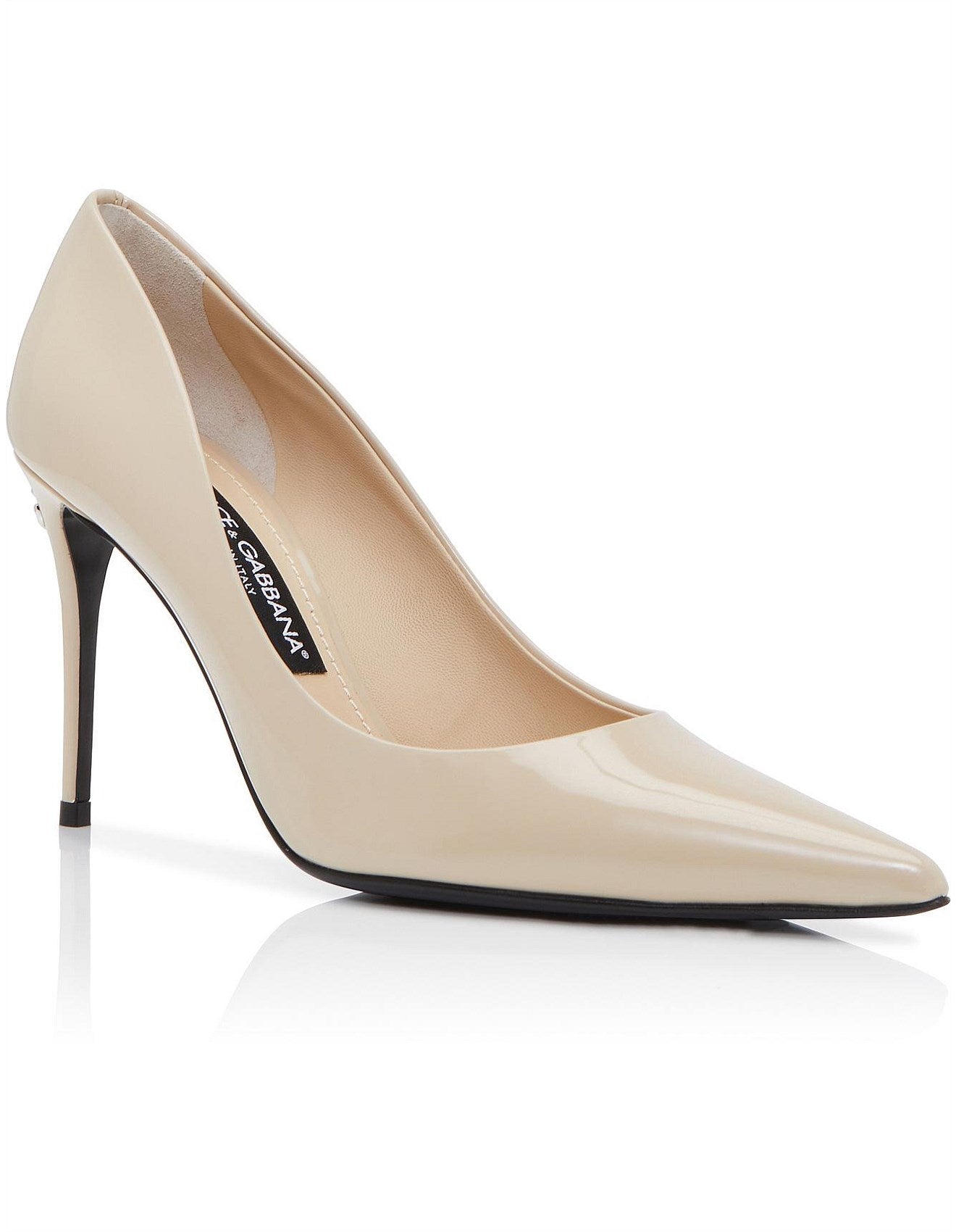 Vitello Lucido Pumps – Cream