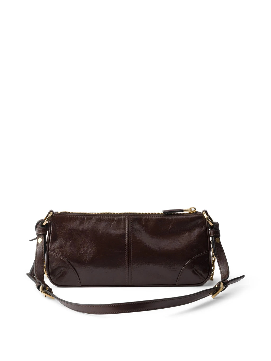 Medium Re-Edition Leather Shoulder Bag – Dark Brown