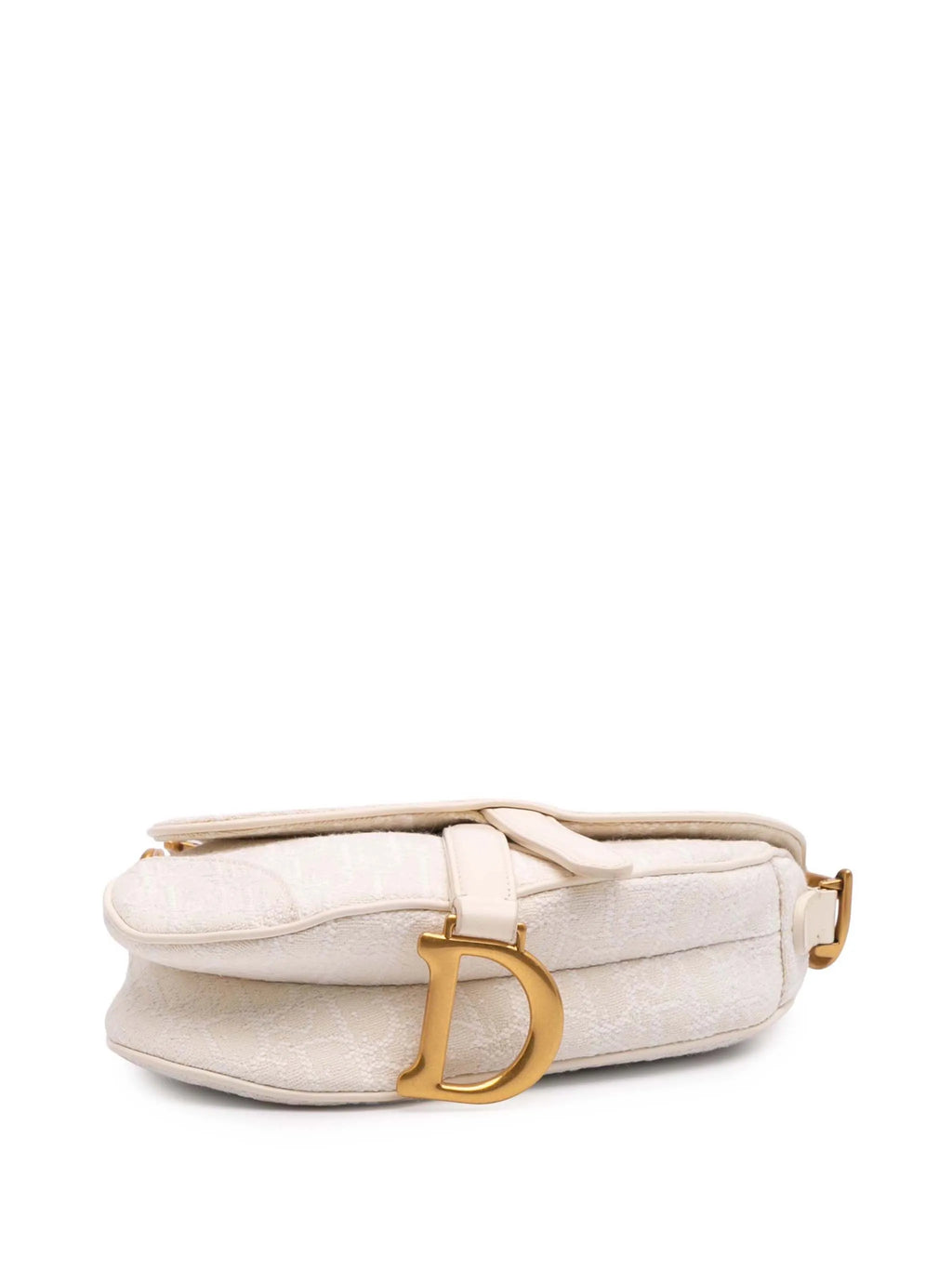 Mini Oblique Canvas Shoulder Bag – Off White