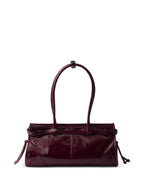Bonnie Medium Leather Bag – Burgundy