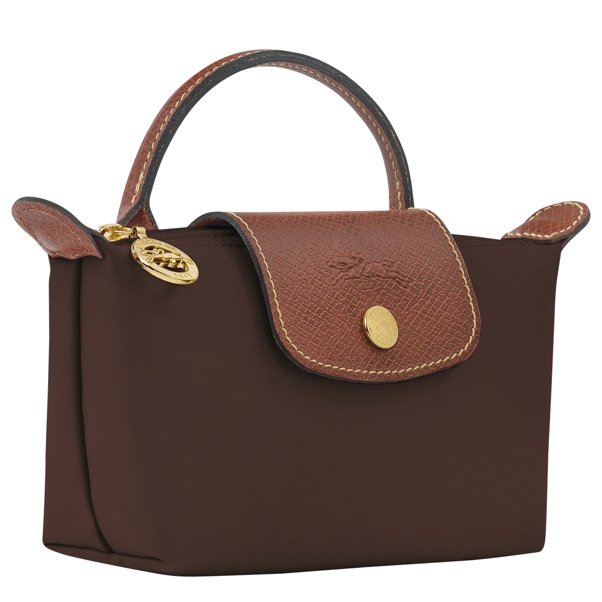 Le Pliage Original Mini Handbag – Ebony (Crossbody)