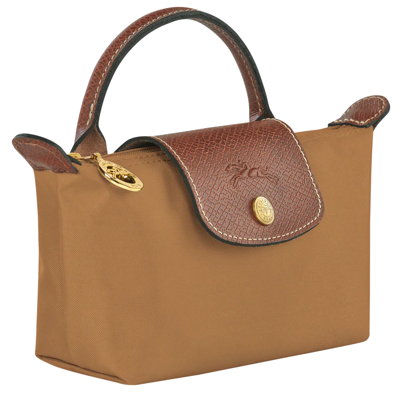 Le Pliage Original Mini Handbag – Caramel Beige (Crossbody)