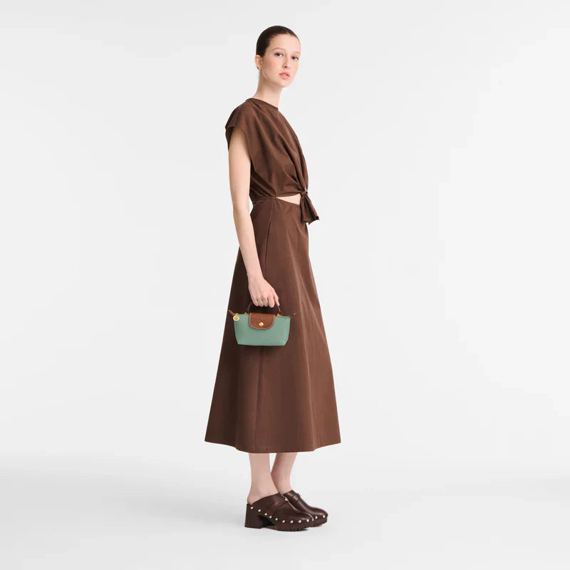 Le Pliage Original Mini Handbag – Jade Green (Crossbody)