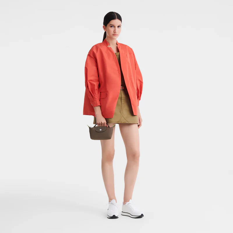 Le Pliage Green Mini Handbag – Terracotta (Crossbody)
