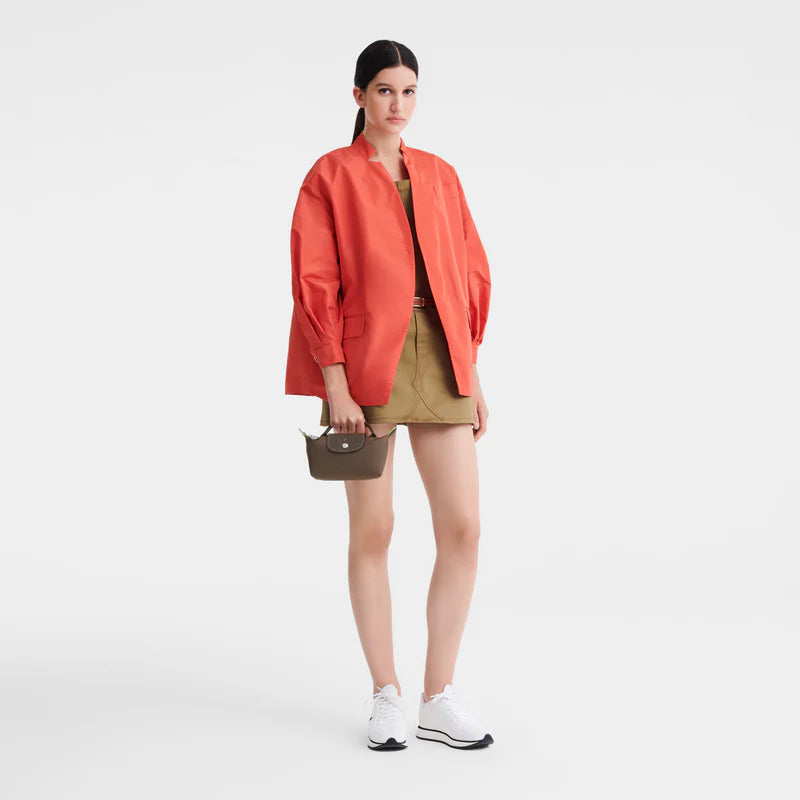 Le Pliage Green Mini Handbag – Terracotta (Crossbody)