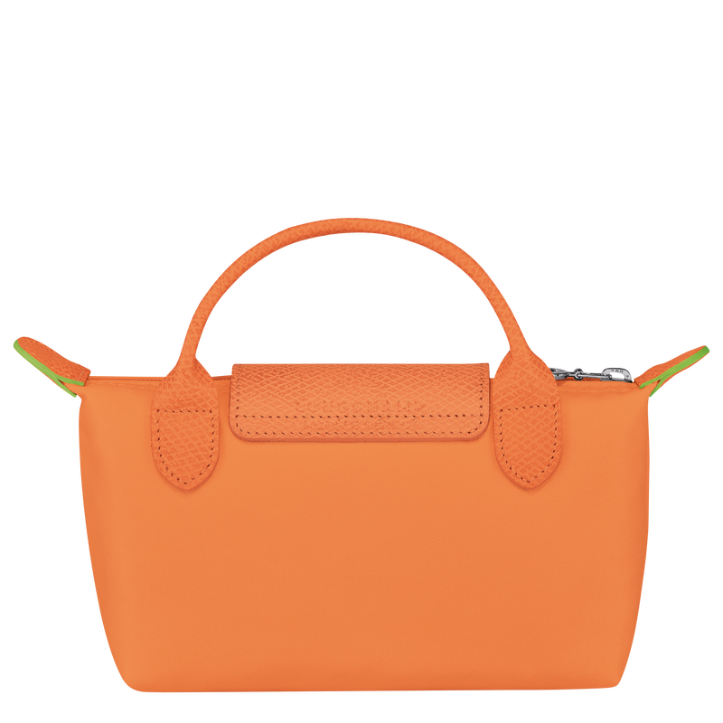 Le Pliage Green Mini Handbag – Orange (Crossbody)