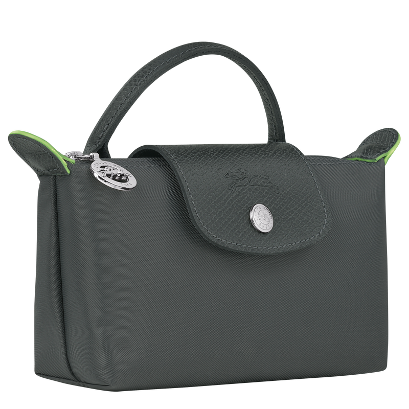 Le Pliage Green Mini Handbag – Graphite Gray (Crossbody)
