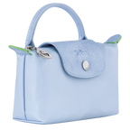 Le Pliage Green Mini Handbag – Sky Blue (Crossbody)