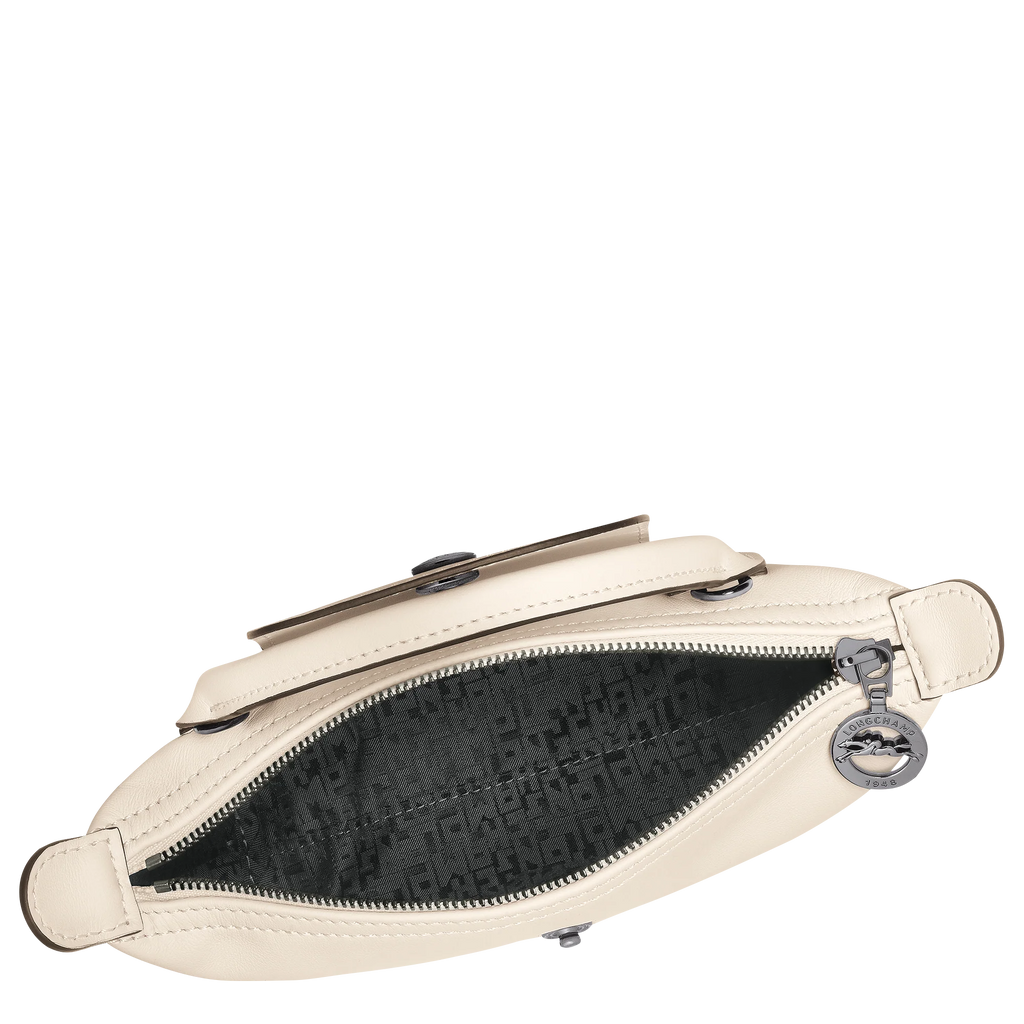 Le Pliage Xtra XS Mini Leather Top Handle Bag – Ecru