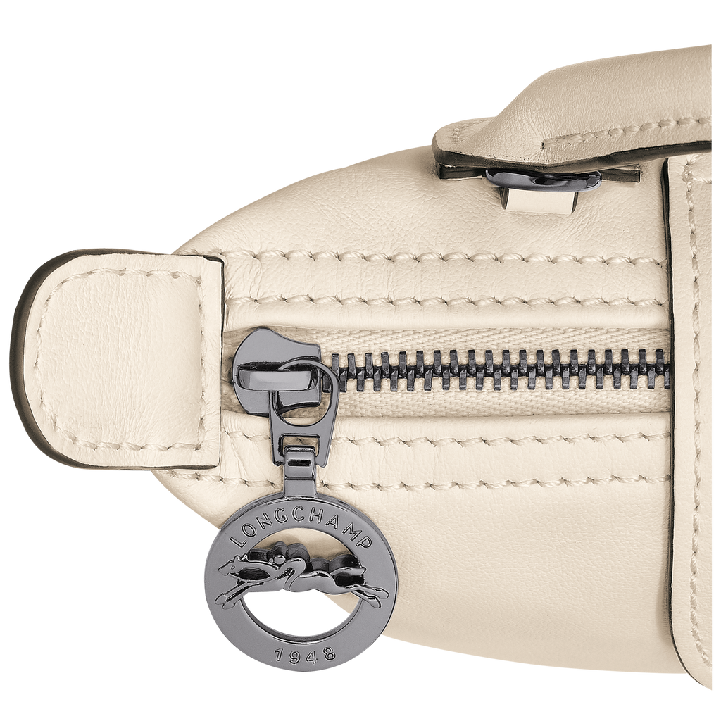 Le Pliage Xtra XS Mini Leather Top Handle Bag – Ecru