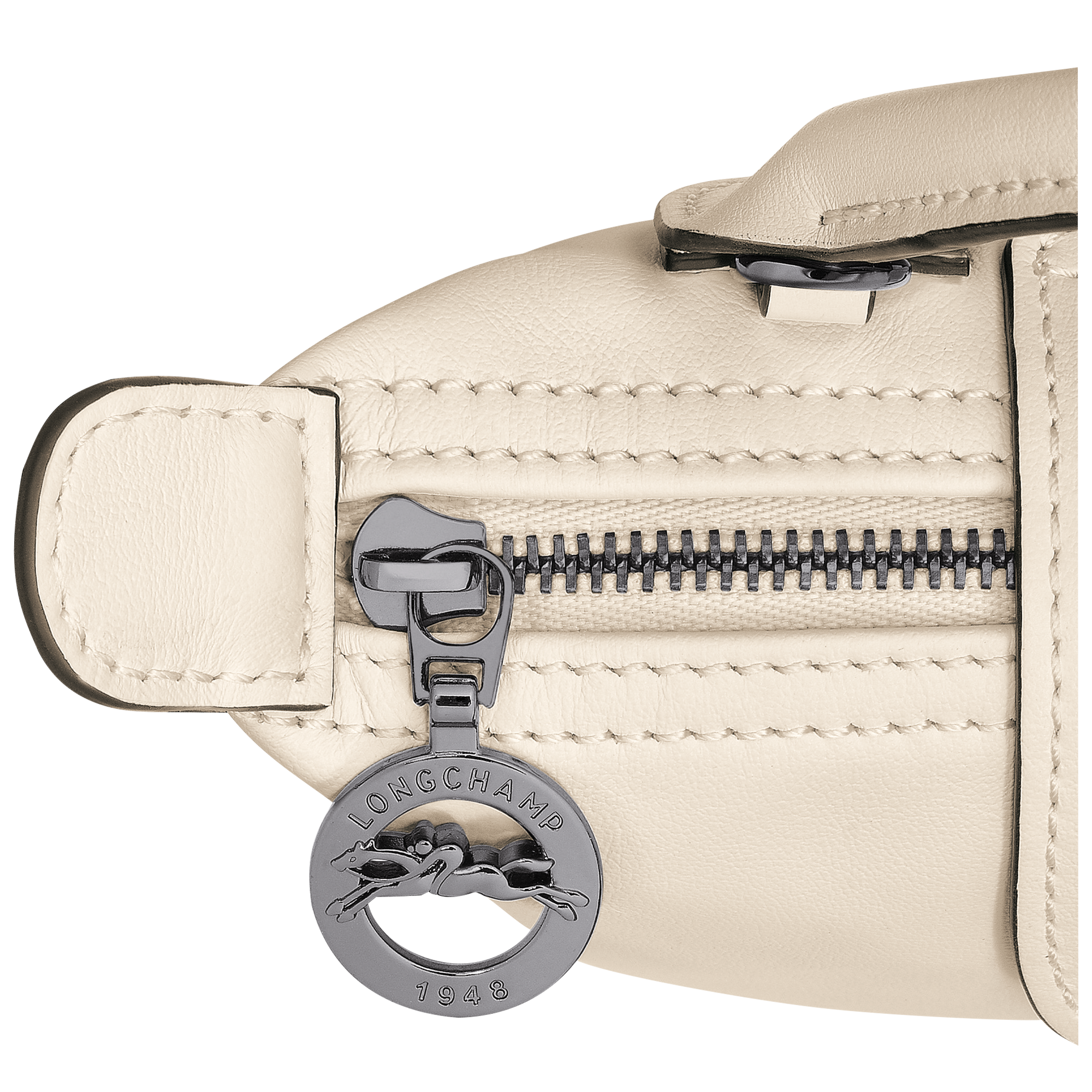 Le Pliage Xtra XS Mini Leather Top Handle Bag – Ecru