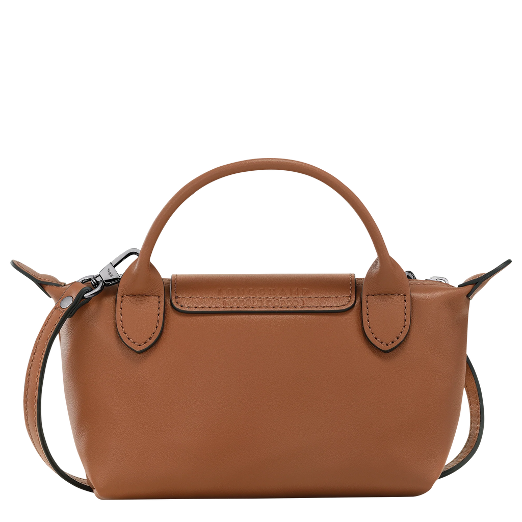 Le Pliage Xtra XS Mini Leather Top Handle Bag – Cognac