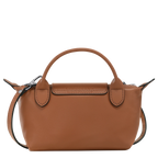 Le Pliage Xtra XS Mini Leather Top Handle Bag – Cognac