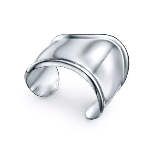 43 mm Genişliğinde Küçük Bone Cuff Gümüş Kelepçe – 925 Ayar Gümüş