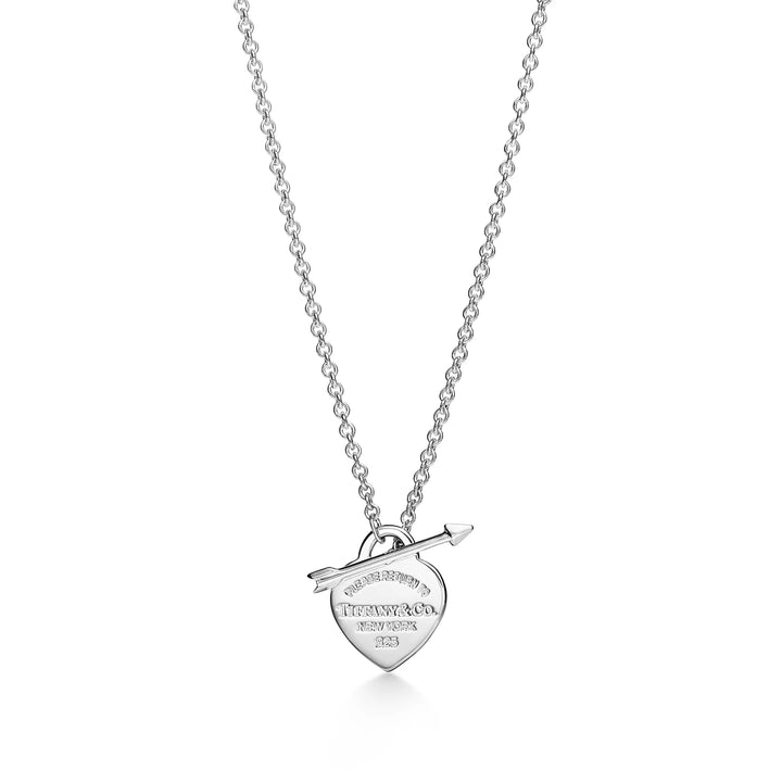Küçük Lovestruck Kalp Etiket Kolye – 925 Ayar Gümüş