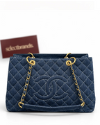 CC'21 Denim Chain Tote Bag