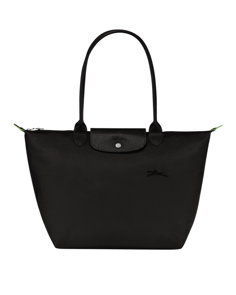 Le Pliage Green Large Tote Bag – Black