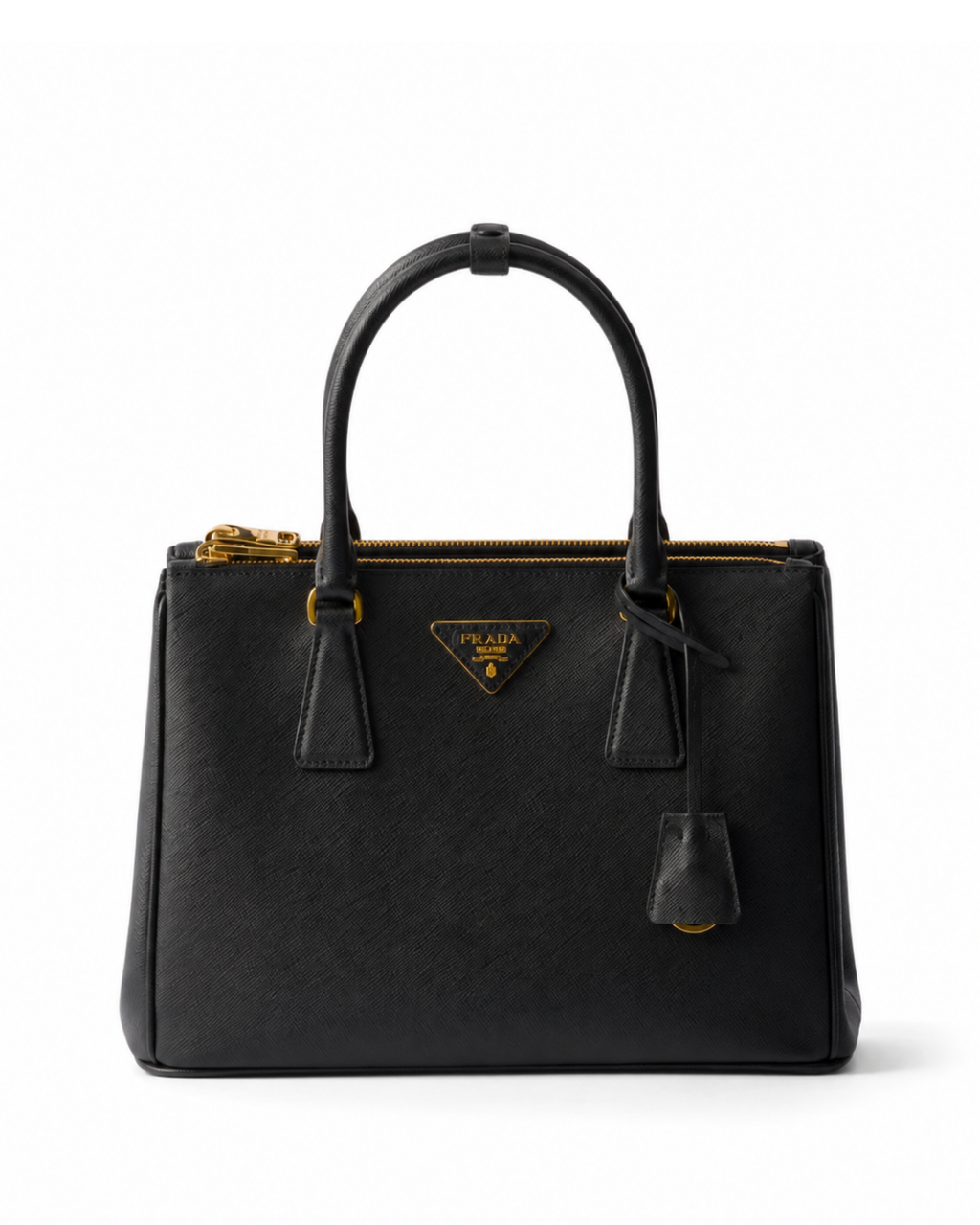 Galleria Medium Saffiano Leather Bag – Black