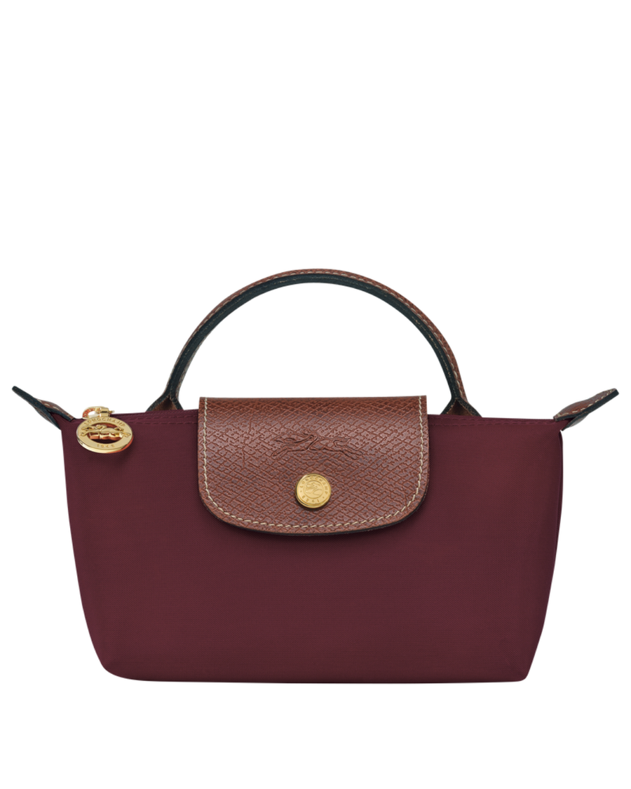 Le Pliage Original Mini Handbag – Burgundy (Crossbody)