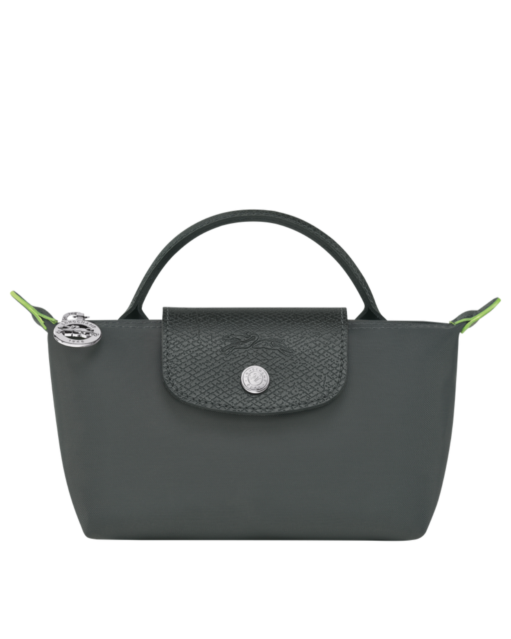 Le Pliage Green Mini Handbag – Graphite Gray (Crossbody)