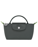 Le Pliage Green Mini Handbag – Graphite Gray (Crossbody)