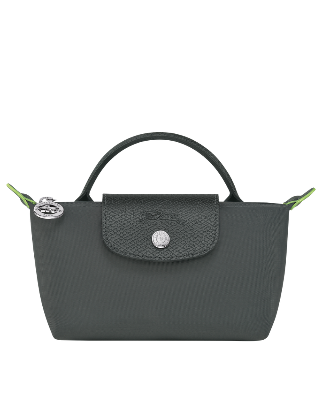 Le Pliage Green Mini Handbag – Graphite Gray (Crossbody)