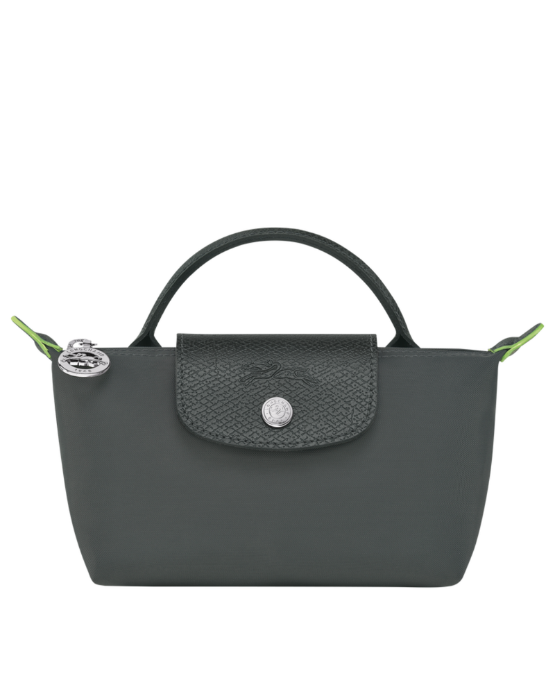 Le Pliage Green Mini Handbag – Graphite Gray (Crossbody)