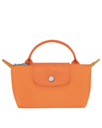 Le Pliage Green Mini Handbag – Orange (Crossbody)