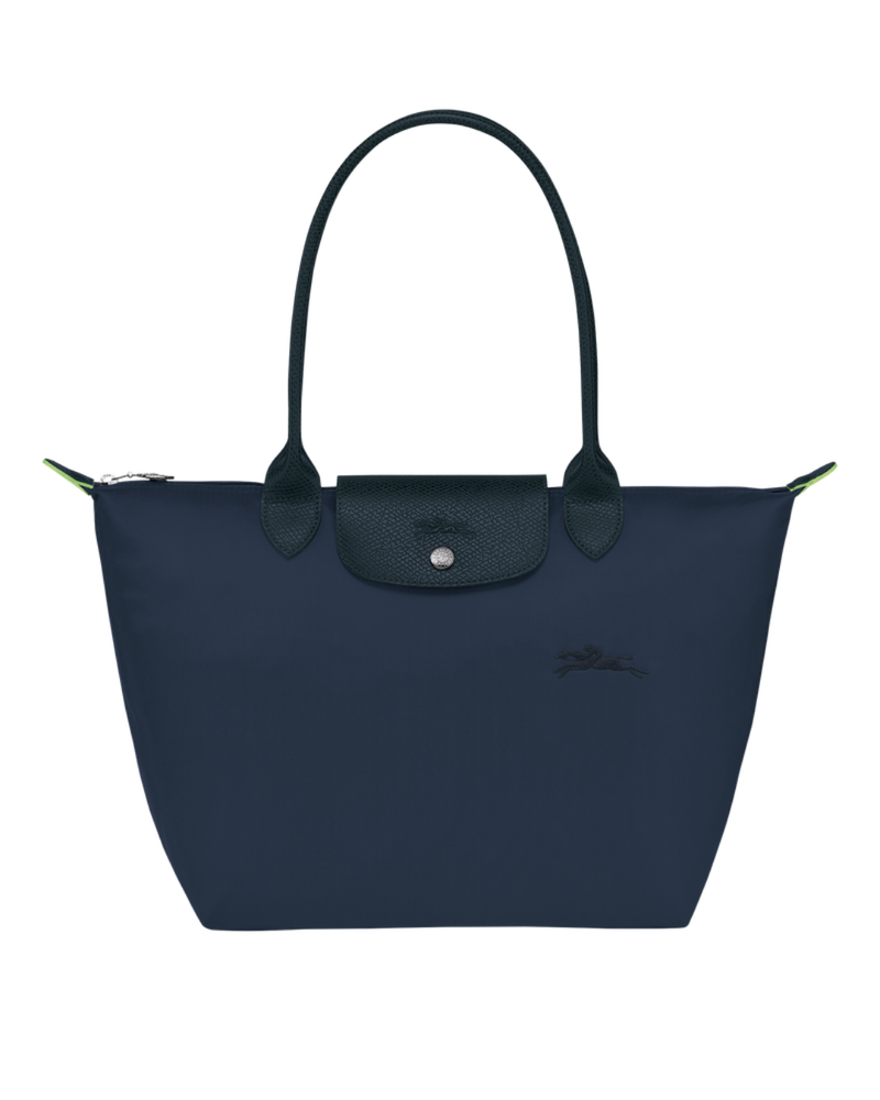 Le Pliage Green Medium Tote Bag – Navy Blue
