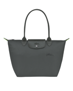 Le Pliage Green Medium Tote Bag – Graphite Gray