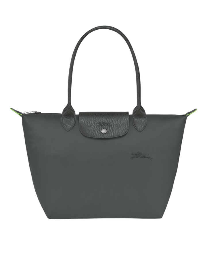 Le Pliage Green Medium Tote Bag – Graphite Gray