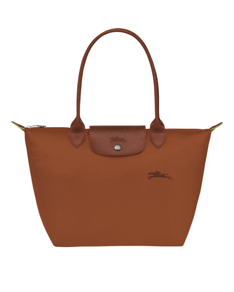 Le Pliage Green Medium Tote Bag – Cognac