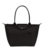 Le Pliage Green Medium Tote Bag – Black