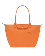Le Pliage Green Large Tote Bag – Orange