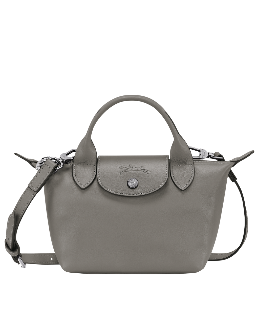 Le Pliage Xtra XS Leather Top Handle Bag – Sand Beige