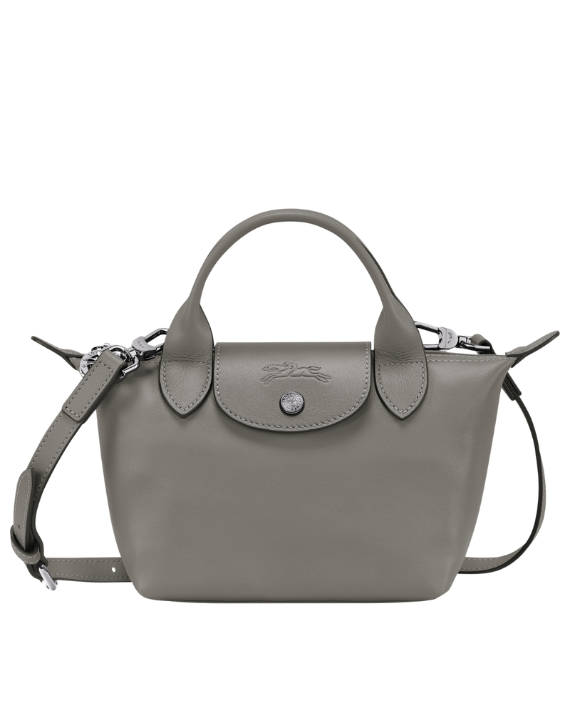 Le Pliage Xtra XS Leather Top Handle Bag – Sand Beige