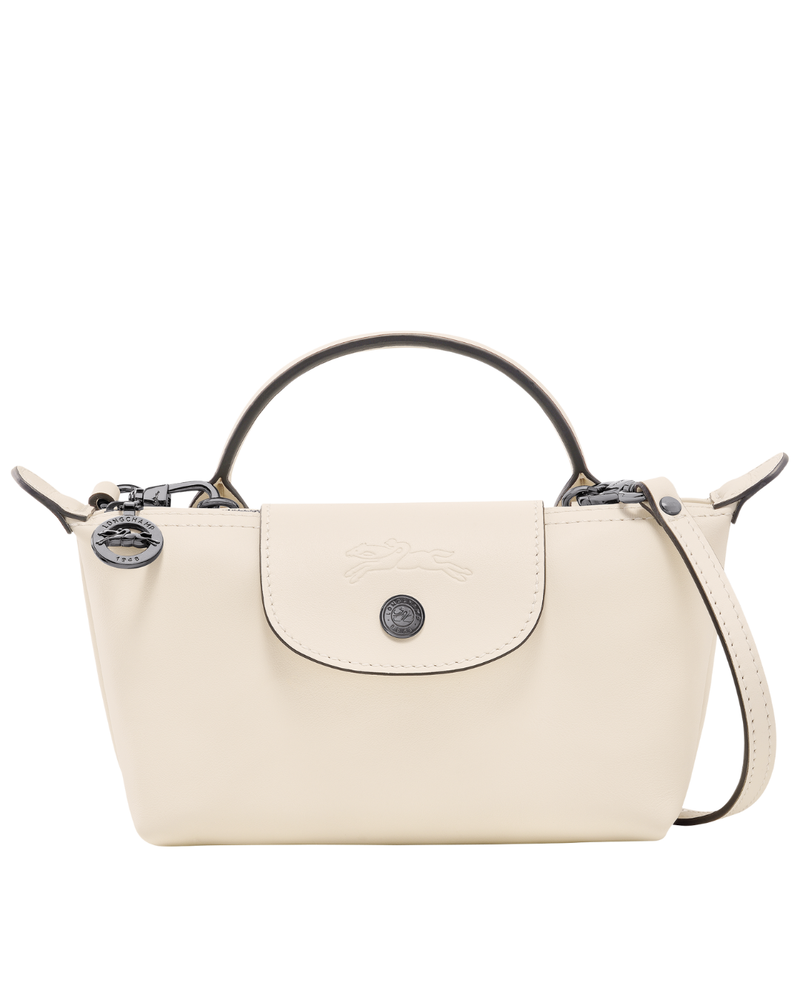 Le Pliage Xtra XS Mini Leather Top Handle Bag – Ecru