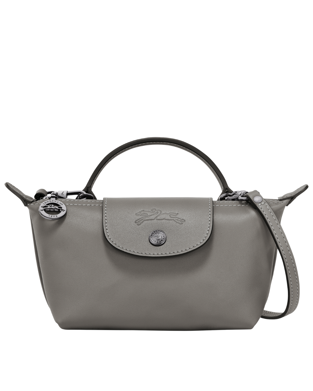 Le Pliage Xtra XS Mini Leather Top Handle Bag – Sand Beige