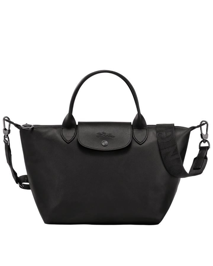 Le Pliage Xtra Small Leather Top Handle Bag – Black