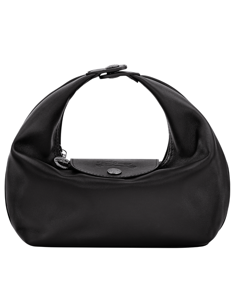 Le Pliage Xtra XS Mini Leather Top Handle Bag – Black
