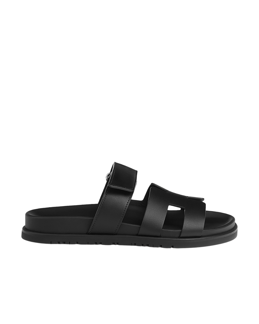 Chypre Leather Slippers – Black